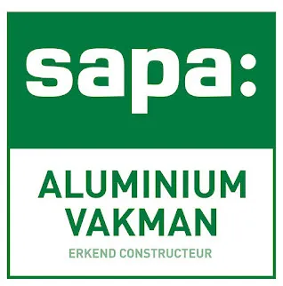 Logo Sapa Aluminium Vakman, erkend constructeur